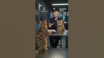 “The Legend of Cat Police 🚓🐱 | A Futuristic AI Short That Will Blow Your Mind. #AICinematic#aishorts