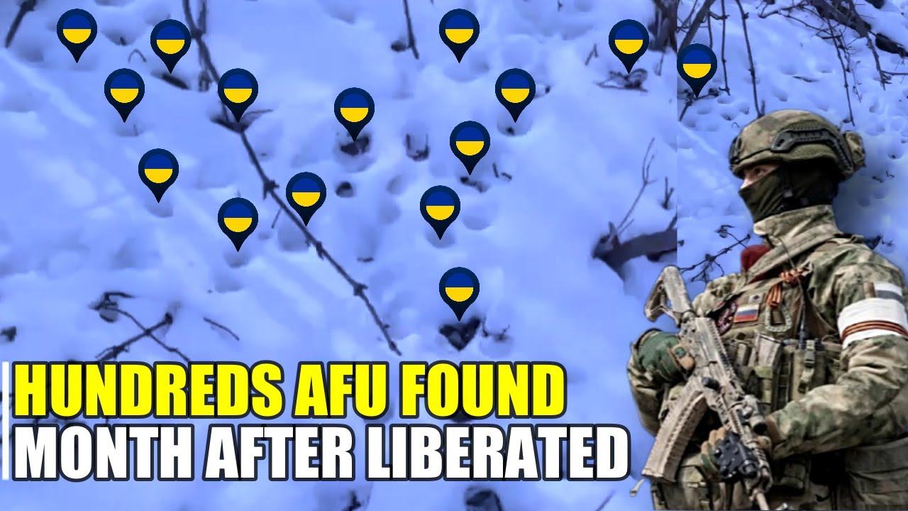 The combing revealed hundreds dead AFU soldiers left behind in Nikolayevo Daryino