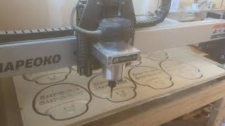 Cnc Machine Cuts Out Shroom Shroom Boxes Time-Lapse