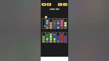 Ball sort puzzle level 1287 #ballsortpuzzle #ballsortpuzzleanswer