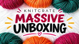 KnitCrate MASSIVE 6 Month Unboxing | January - June 2020 | Coupon Code