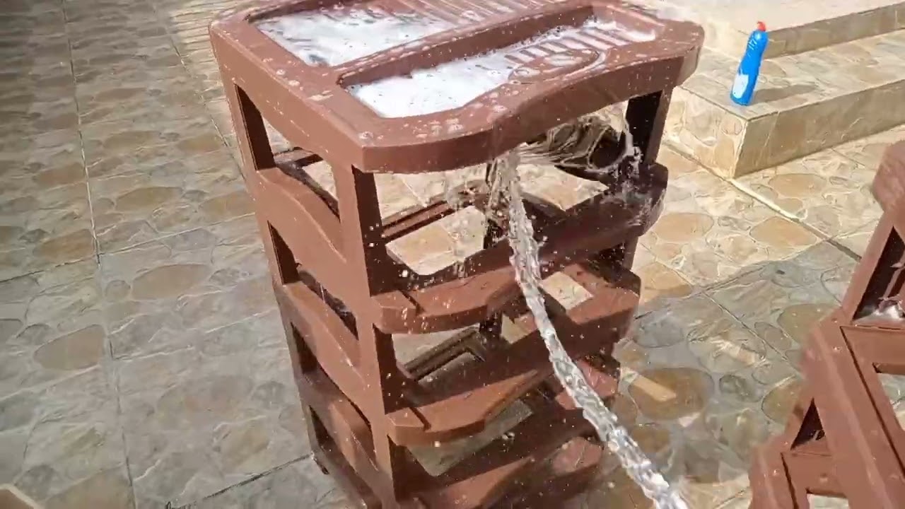 نضفت الهول من فوك لي جوه قبل الفرش غسلت شبابيك البيت كلها