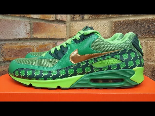 Review: Nike Air Max 90 QK St. Patrick's Day (2007) - YouTube