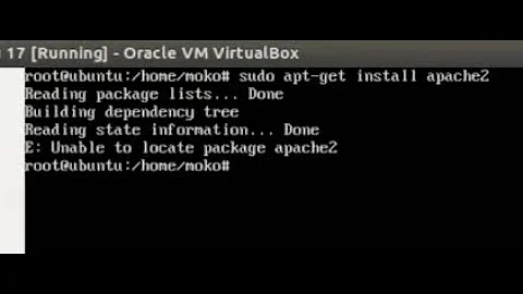 Ubuntu 17.04 [error install apache2] - How to solve unable to locate package apache2