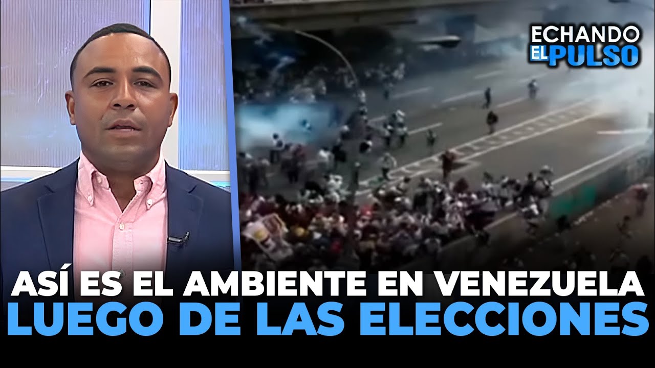 Junior Trinidad  "Así es el ambiente en venezuela luego de las elecciones" | Echando El Pulso