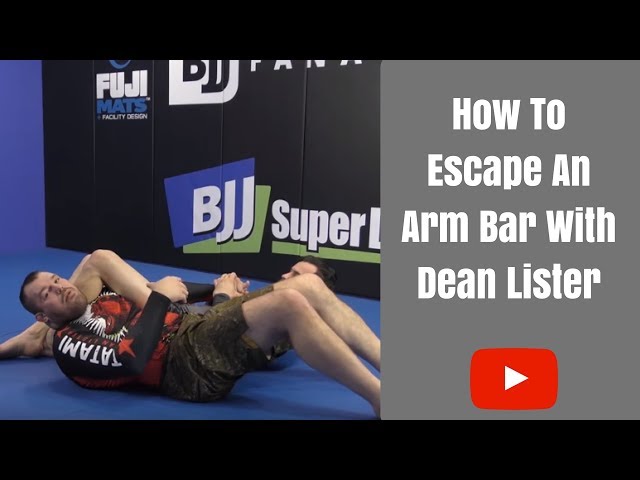 Dean Lister's Arm Bar Defense