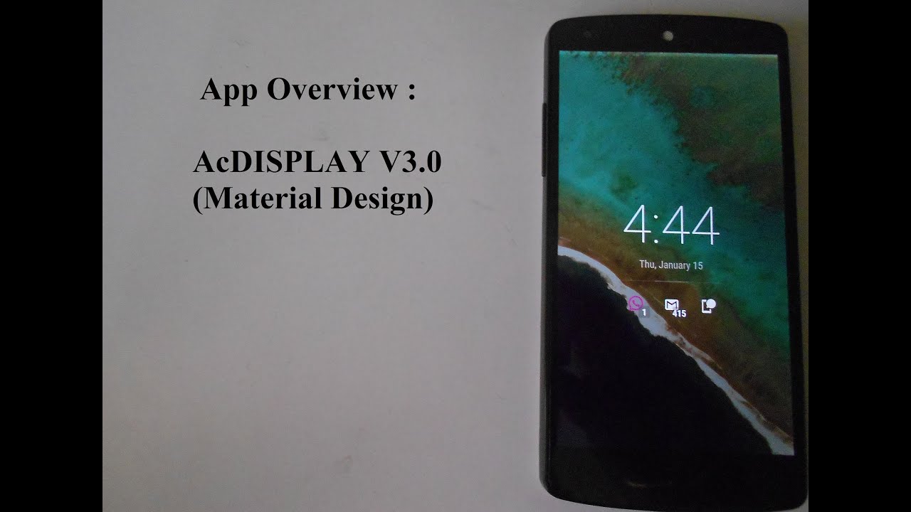 AcDisplay V3.0 (Material Design)
