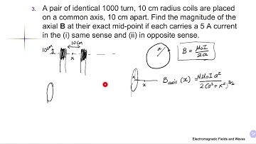 EM Fields & Waves: Tutorial Magnetostatics Part 3 of 3
