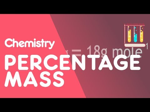 टक्केवारी वस्तुमान कसे काढायचे | रासायनिक गणना | रसायनशास्त्र | फ्यूजस्कूल