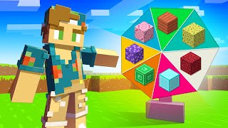 Spinning a Wheel to Decide my MINECRAFT MANSION!!