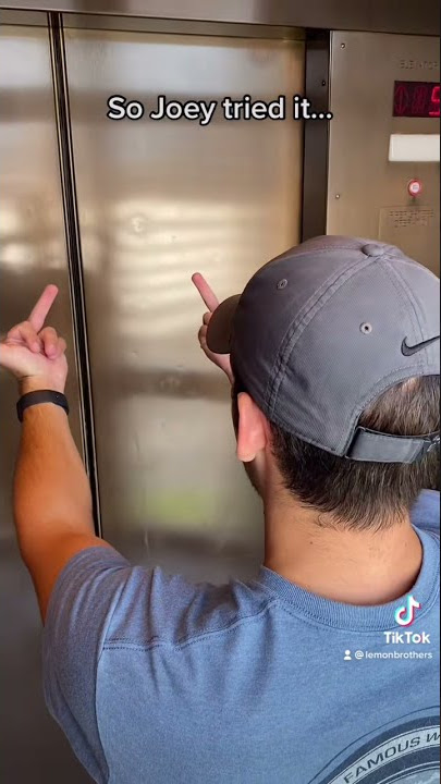Elevator Middle Finger Roulette #Shorts