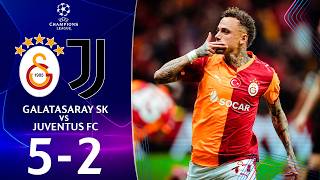 Galatasaray - Juventus | 5-2 | Özet | UEFA Şampiyonlar Ligi 2025/26 | galatasaray juventus
