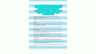 California DMV Written Test Study Guide NEW 20252026 UPDATE COMPLETE DRIVERS LICENSE  PERMIT PREP GU