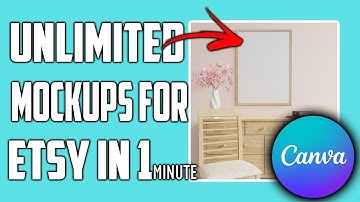 How to Create Mockups in Canva for Etsy - Canva Mockups