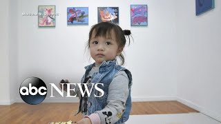 Meet the 2yearold artist whose paintings are shaking up the art world l GMA