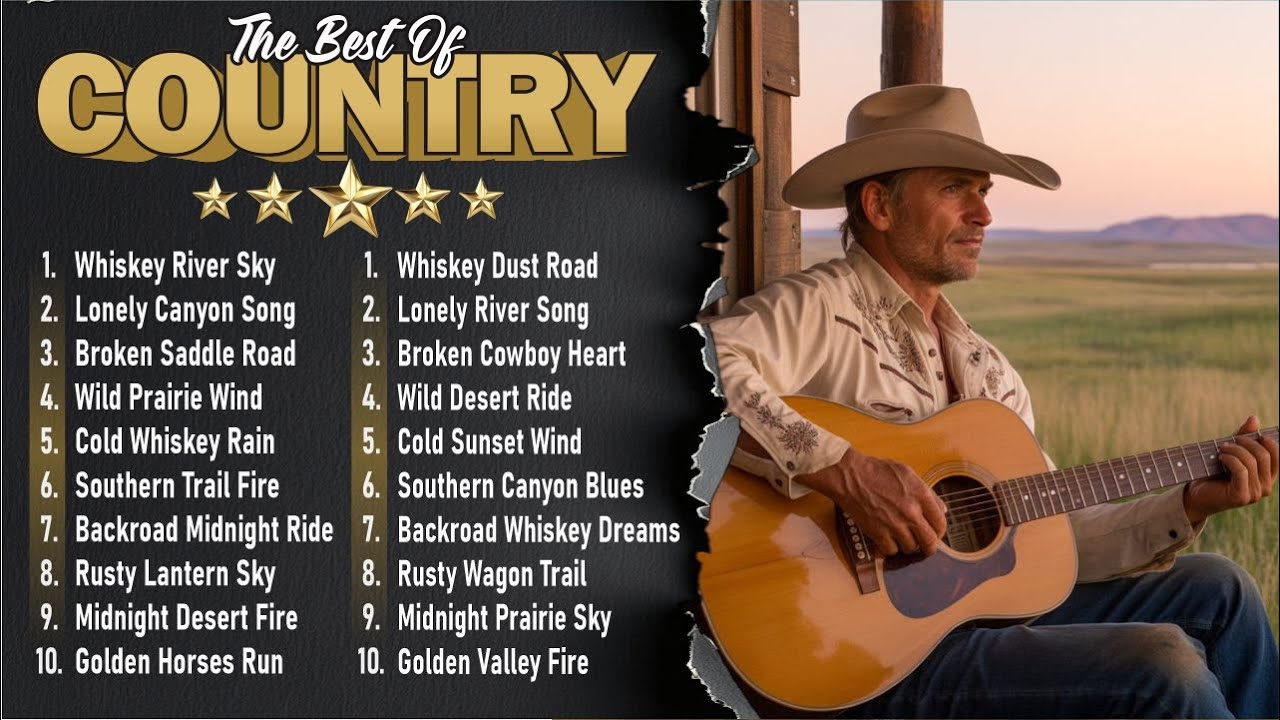 Wander Through Golden Fields with Gentle Country Guitar | Relaxing Playlist