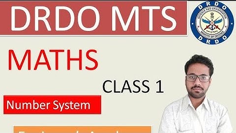 Number System , Lecture 1, DRDO MTS CRASH COURSE