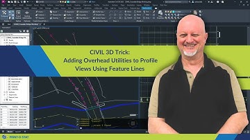 AutoCAD Civil 3D Quick Tip: Adding Overhead Utilities to Profile Views Using Feature Lines
