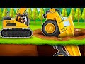 Excavator grabs and rescues Dump Truck that fell into deep hole | Construction Vehicles