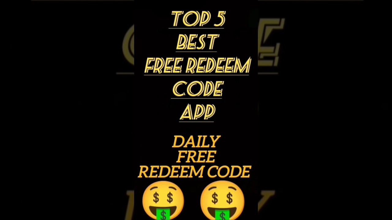 top 5 free redeem code 2025!💳