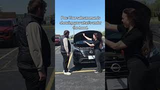 Mechanics hate this one simple trick. #carsales #carsaleswoman #DreamNissanMidwest