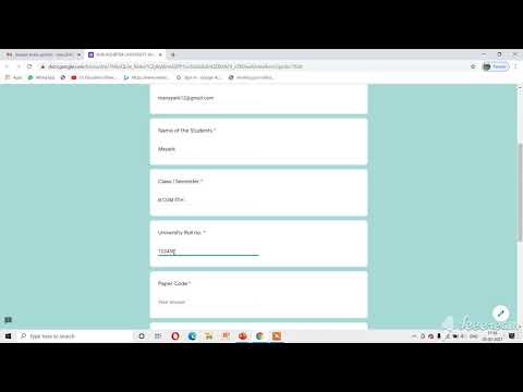 ANSWER SHEET OF PDF FILE UPLOAD THROUGH GOOGLE FORM UG/ PG STUDENTS EXAMINATION ODD SEM 2020-21