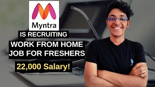 Myntra Job For Freshers | Work From Home Job | Myntra Careers 2020 |  BPO Jobs | Customer Support