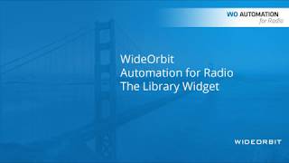 WideOrbit Automation for Radio – The Library Widget screenshot 3