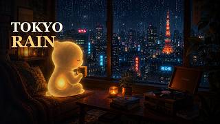 Full Tokyo Rain After Midnight 🌧️ Late-Night Jazz for Reading, Relaxing & Sleep Guide