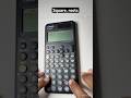 Squares, square roots and cube roots #maths #casio