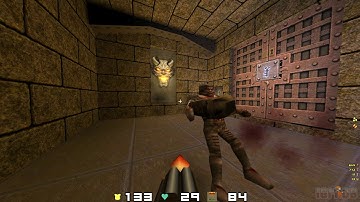 Quake 1/QuakeWorld: coop e1m2 cujo with herbie nightmare