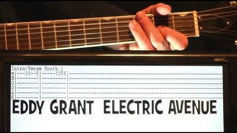Electric Avenue Guitar version - Guitar performance video thumbnail