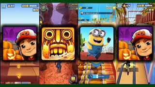Subway Surfers Vs Temple Run 2 Blazing Sands Vs Minion Rush Vs Subway Surfers screenshot 3