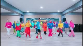 Cinta Merah Jambu - Line Dance / Demo : Okami Studio Palembang