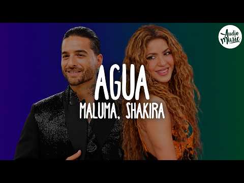 🎵 Maluma, Shakira - AGUA (Letra)