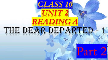 English Class 10 Unit 2- A-Reading. Part- 2.