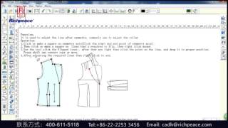 Richpeace Apparel Cad System Symmetry Adjust