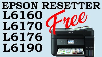 HOW TO RESET EPSON L6160  L6170   L6176   L6190