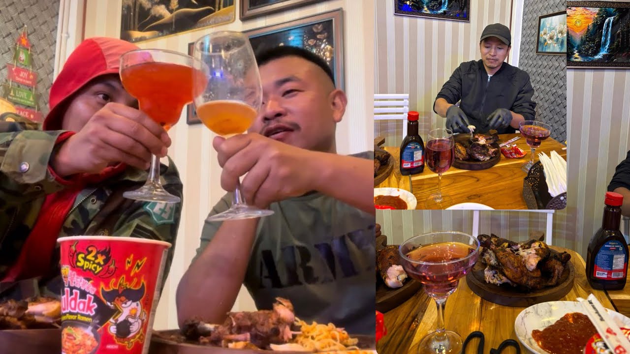 CHICKEN BBQ AT #GATEWAY CAFE #northeastindia #manipur 