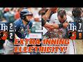 Rays and Orioles go BACK-AND-FORTH with 12 RUNS in extra innings! 🤯 (Walk-off HR in the 13TH!)