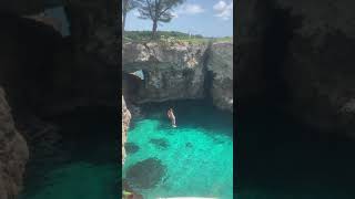 My Jump From The 40 Ft Cliff Jump At Ricks Cafe In Negril Jamaica