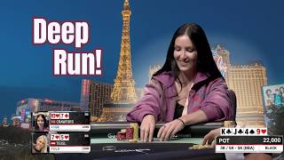 Deep run in the ladies event | WSOP Vegas Vlog