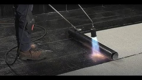 How to weld a cap sheet membrane on the field surface?