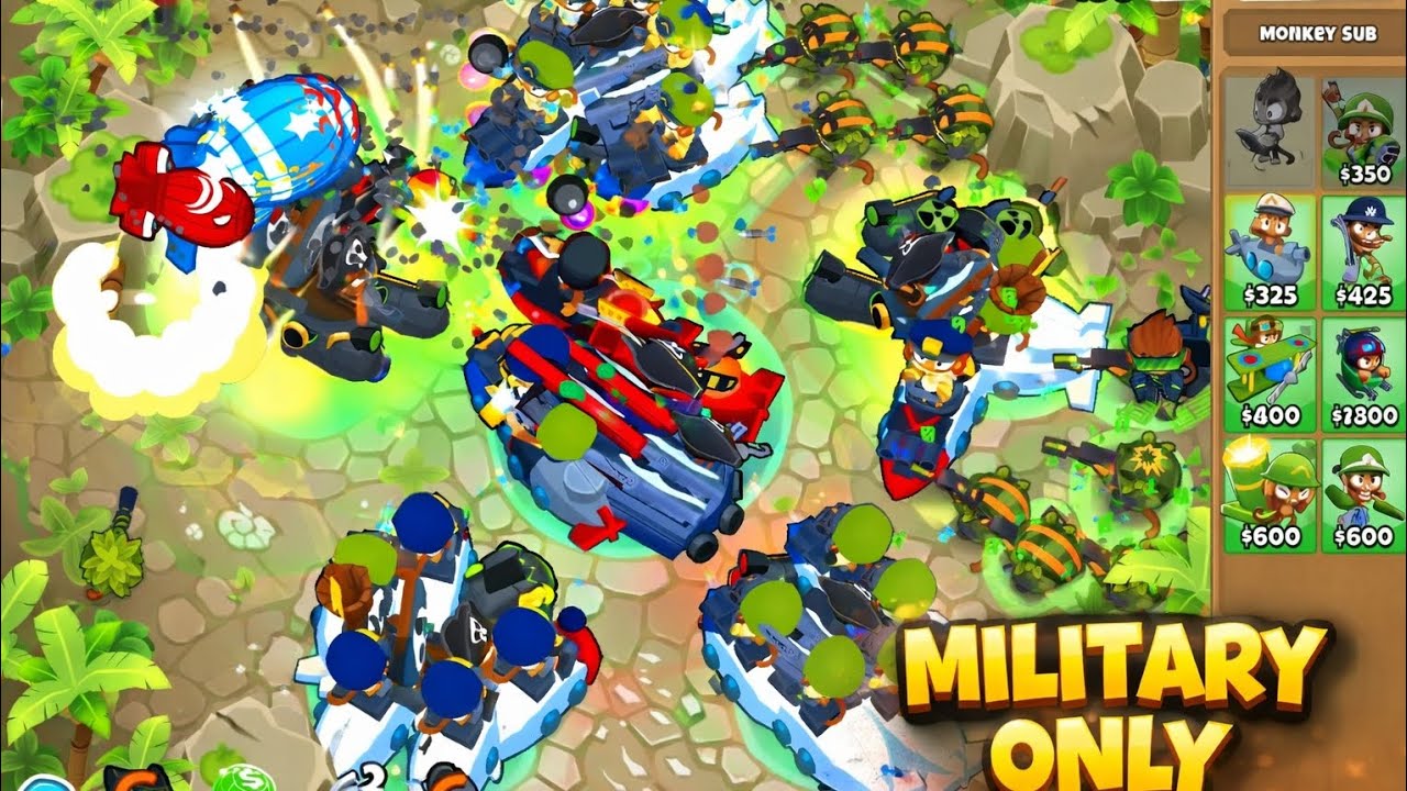 Btd6 Military Only-Mobile Game Mondays!!