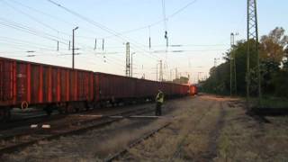 M62 235 indul Pécsről tehervonattal.avi