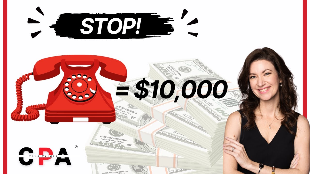 A 5 Minute Call to Your CPA Will SAVE You THOUSANDS in Taxes - YouTube