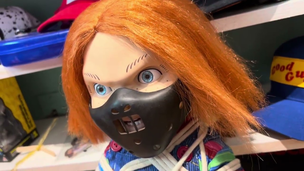 My Spirit Halloween Tied-up Chucky doll