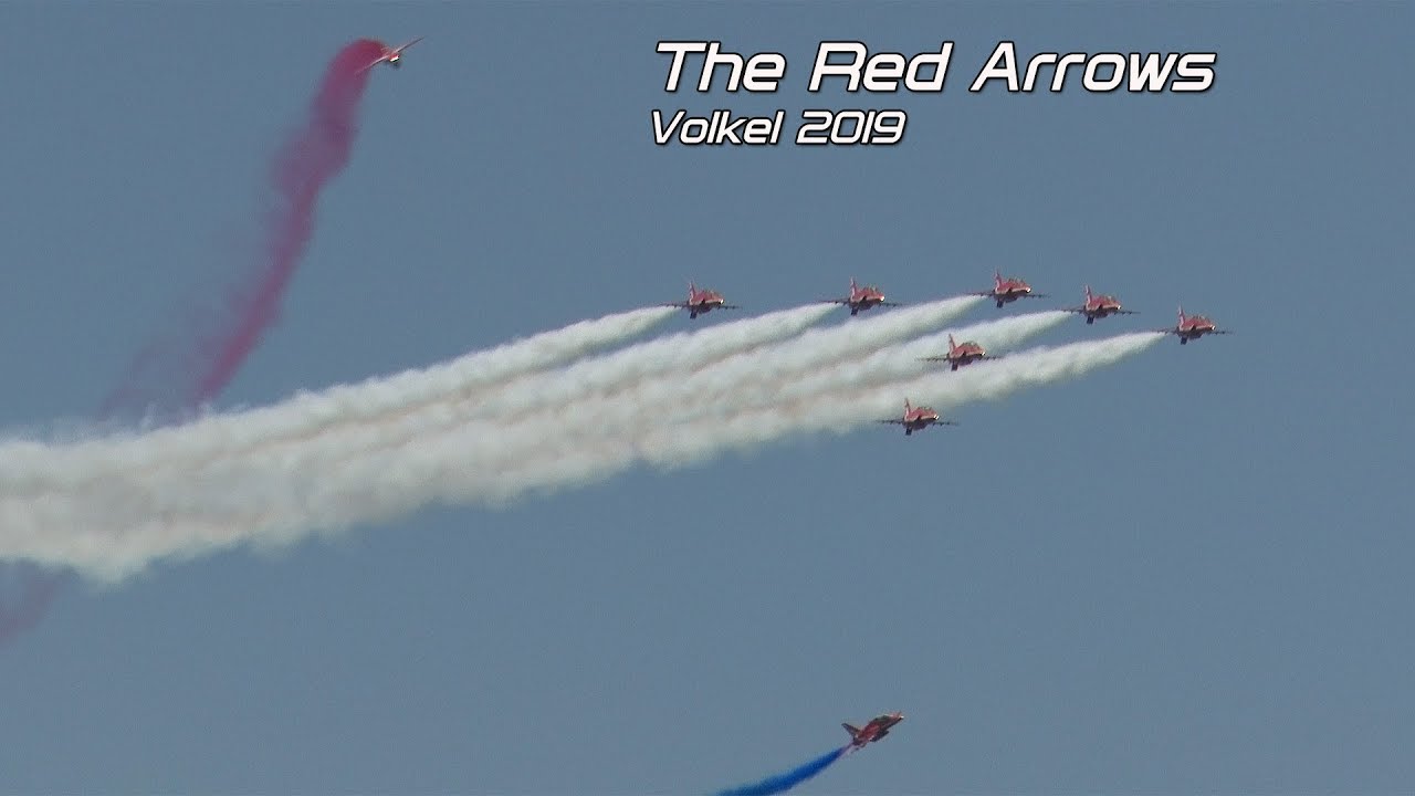 Immaculate RAFAT The Red Arrows stunning display at Volkel 2019