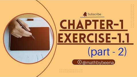 CLASS 10TH।NCERT CHAPTER-1।EXERCISE-1.1 (Part - 2) @mathbybeena