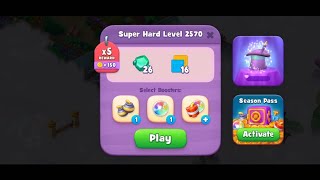 Gardenscapes Super Hard Level 2570